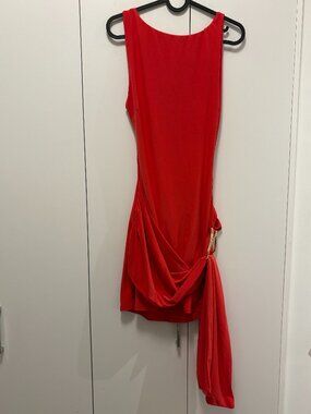 Backless Red Mini Dress